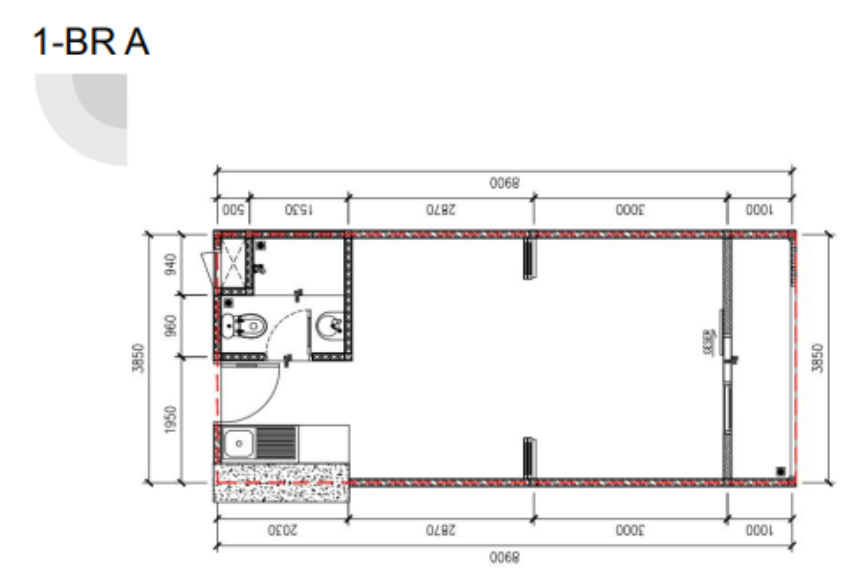 Layout 1BR A
