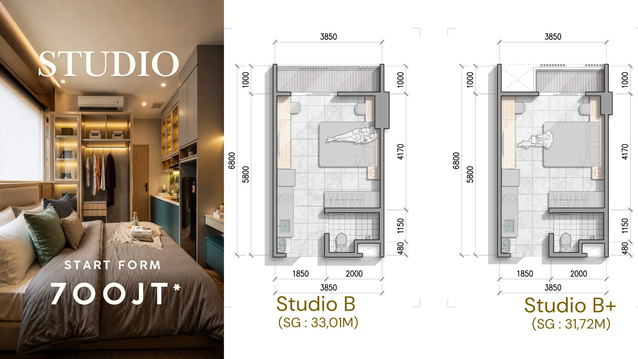 Apartemen Creativo Bintaro Type B