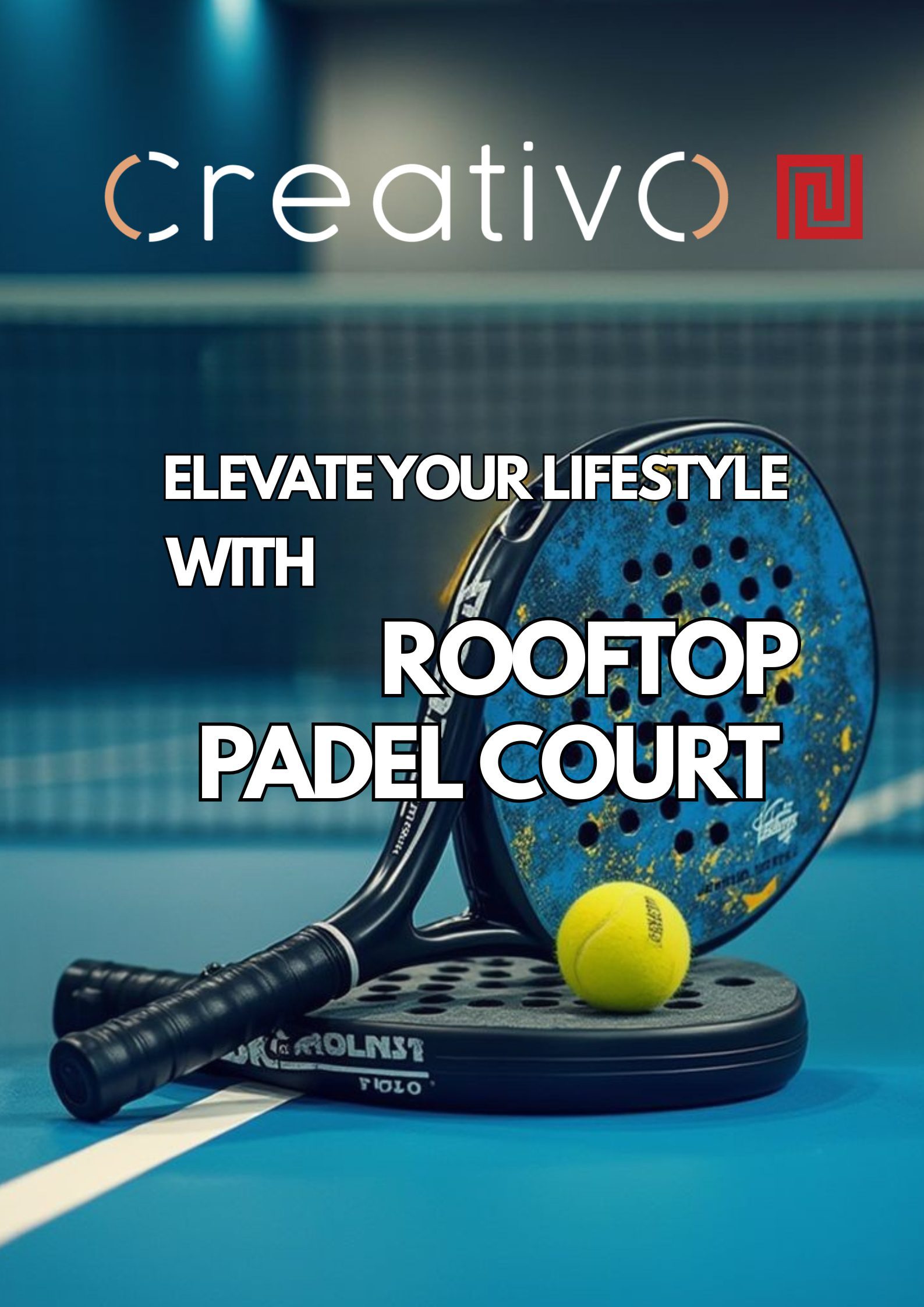 rooftop padel court